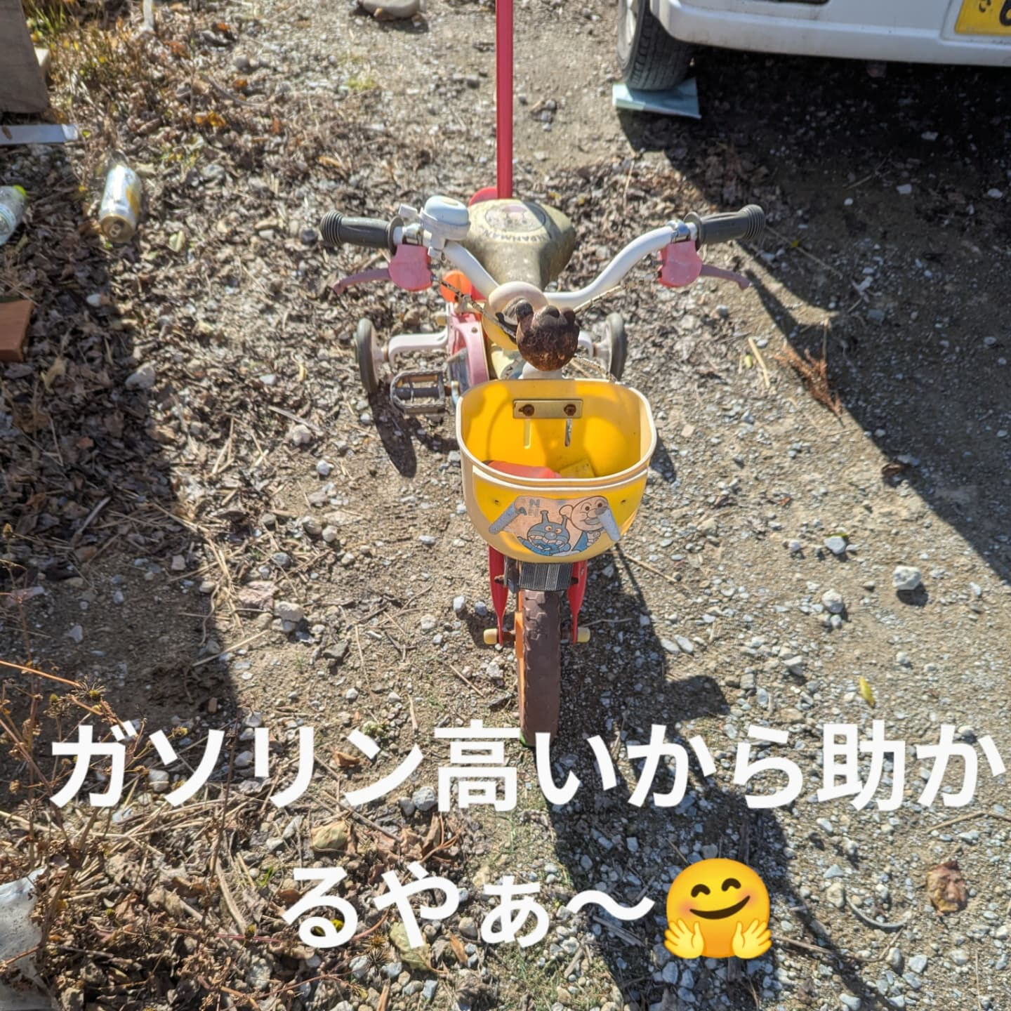 ガソリンが高すぎなので経済的な三輪車を購入した